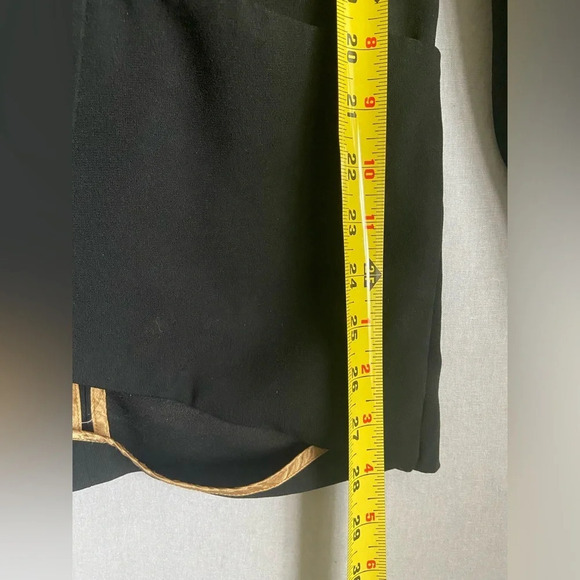 Monk & Lou tuxedo collar flowy draped  one button jacket with pockets size S - Picture 11 of 13